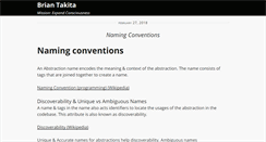 Desktop Screenshot of briantakita.com